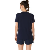 T-Shirt Donna Asics Court SS Blu | NonSoloSport
