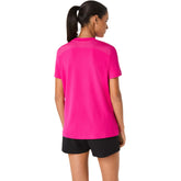 T-Shirt Donna Asics Court Fucsia | NonSoloSport