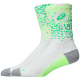 Calze Asics Performance Run Crew Bianco Verde Lime | NonSoloSport