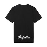 Australian T-Shirt Ace Basic Padel Uomo Nero | NonSoloSport