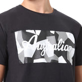 Australian T-Shirt Squared Camo Graphic Uomo Nero | NonSoloSport
