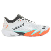 Scarpa da Padel Uomo Babolat Premura 3 Lebron Bianco Arancione | NonSoloSport