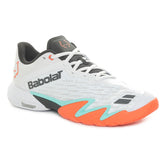 Scarpa da Padel Uomo Babolat Premura 3 Lebron Bianco Arancione | NonSoloSport