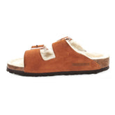 Birkenstock Arizona Shearling Donna Marrone | NonSoloSport