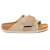 Ciabatta Birkenstock Kyoto Nubuck Grigio Tortora | NonSoloSport