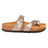 Ciabatta Donna Birkenstock Mayari Birko Flor Grigio Tortora | NonSoloSport