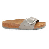Birkenstock Madrid Big Buckle Nubuck Leather Donna Grigio | NonSoloSport