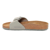 Birkenstock Madrid Big Buckle Nubuck Leather Donna Grigio | NonSoloSport