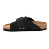 Ciabatta Uomo Birkenstock Kyoto Suede Slide Nero | NonSoloSport