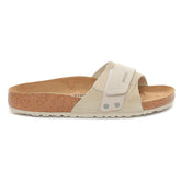 Ciabatta Donna Birkenstock Oita Suede Bianco | NonSoloSport