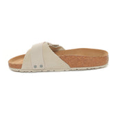Ciabatta Donna Birkenstock Oita Suede Bianco | NonSoloSport