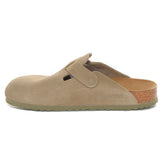 Ciabatta Birkenstock Boston Suede Beige Cachi | NonSoloSport