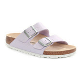 Ciabatta Donna Birkenstock Arizona Birko Flor Shiny Lizard Lilla | NonSoloSport
