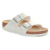 Ciabatta Donna Birkenstock Arizona Birko Flor Shiny Lizard Bianco | NonSoloSport