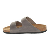 Ciabatta Birkenstock Arizona Oiled Leather Grigio | NonSoloSport