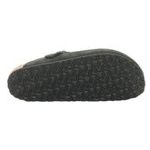 Ciabatta Birkenstock Boston Suede Nero | NonSoloSport