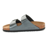 Ciabatta Donna Birkenstock Arizona Birko Flor Metallico | NonSoloSport