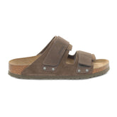 Ciabatta Birkenstock Uji Nubuck Grigio | NonSoloSport