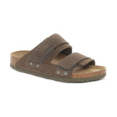 Ciabatta Birkenstock Uji Nubuck Grigio | NonSoloSport
