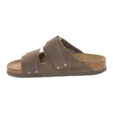 Ciabatta Birkenstock Uji Nubuck Grigio | NonSoloSport