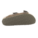 Ciabatta Birkenstock Uji Nubuck Grigio | NonSoloSport