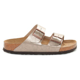 Ciabatta Donna Birkenstock Arizona Birko Flor Grigio Talpa | NonSoloSport