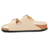 Ciabatta Donna Birkenstock Arizona Birko Flor Beige | NonSoloSport