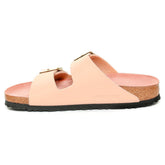 Ciabatta Donna Birkenstock Arizona Birko Flor Beige Rosa | NonSoloSport