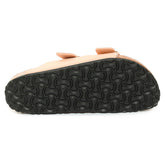 Ciabatta Donna Birkenstock Arizona Birko Flor Beige Rosa | NonSoloSport