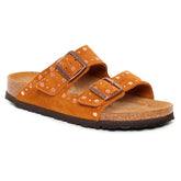 Ciabatta Donna Birkenstock Arizona Rivet Marrone | NonSoloSport