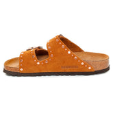 Ciabatta Donna Birkenstock Arizona Rivet Marrone | NonSoloSport