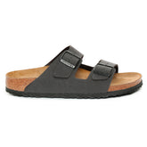Ciabatta Birkenstock Arizona Birko Flor Nubuck Grigio | NonSoloSport