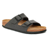 Ciabatta Birkenstock Arizona Birko Flor Nubuck Grigio | NonSoloSport