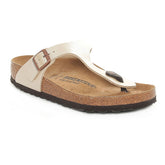 Birkenstock Infradito Gizeh Graceful Birko Flor Donna Beige | NonSoloSport