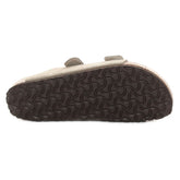Ciabatta Uomo Birkenstock Arizona Suede Leather Beige | NonSoloSport