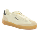 Sneakers Uomo Blauer Grant03 Leather Beige Nero | NonSoloSport