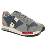 Sneakers Uomo Blauer Queens01 Grigio Blu | NonSoloSport