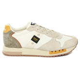 Sneakers Uomo Blauer Queens01 Bianco Beige | NonSoloSport