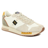 Sneakers Uomo Blauer Queens01 Bianco Beige | NonSoloSport