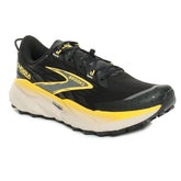 Scarpa da Trail Running Uomo Brooks Cascadia 19 Nero Giallo Beige | NonSoloSport