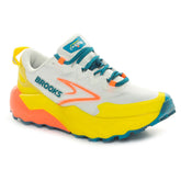 Scarpa da Trail Running Donna Brooks Caldera 8 Bianco Giallo | NonSoloSport