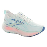 Scarpa da Running Donna Brooks Glycerin 22 Bianco Azzurro | NonSoloSport