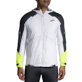 Brooks Giacca Run Visible Convertible Uomo Bianco | NonSoloSport