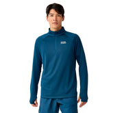 Maglia Uomo Brooks Thermal Reflective Blu | NonSoloSport