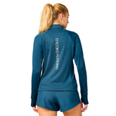 Maglia Donna Brooks Thermal Reflective Blu | NonSoloSport