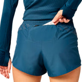 Shorts Donna Brooks Dash Reflective Blu | NonSoloSport