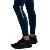 Leggings Donna Brooks Thermal Reflective Blu | NonSoloSport