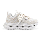 Sneakers Donna Buffalo Malaga Lace Beige | NonSoloSport