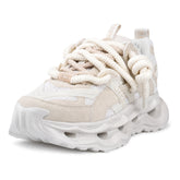 Sneakers Donna Buffalo Malaga Lace Beige | NonSoloSport