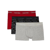 Boxer Uomo Calvin Klein Vita Bassa 3 Pack Grigio Rosso | NonSoloSport